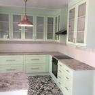 Kitchen with Granite Tops and Pistachio Green Doors and Panels - PCF Kitchens - Xplorio™ Pringle Bay Kitchen with Granite Tops and Pistachio Green Doors and Panels - PCF Kitchens - Xplorio™ Pringle Bay