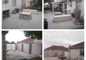 Fence, Gate, Cobbles & Fireboma