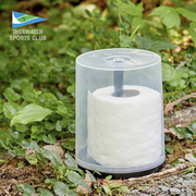Camping Tips: Use an old CD stacker case for toilet paper storage