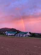 Rainbow in the clouds