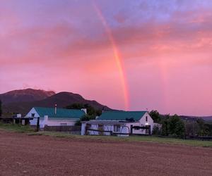 Rainbow in the clouds