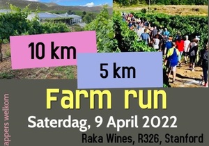 9 April 2022: Wielie Walie Farm Run