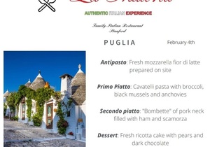 4 February 2022: Dining in Puglia