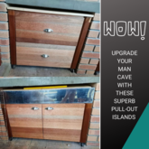 Sapele Pull-out Islands - M + S Designs - Xplorio™ Gansbaai