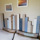 Beach Chic Bed Headboard from Pallets - New Life Woodwork - Xplorio™ Gansbaai