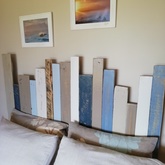 Beach Chic Bed Headboard from Pallets - New Life Woodwork - Xplorio™ Gansbaai