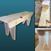 Solid Pine Benches - M + S Designs - Xplorio™ Gansbaai