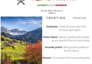 25 February 2022: Dining in Trentini Alto Adige