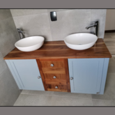 Floating Vanity - Kiaat Top and Drawers - M + S Designs - Xplorio™ Gansbaai