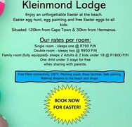 Easter Weekend at Kleinmond Lodge