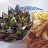 Mussels and Chips - On The Edge Restaurant - Xplorio™ Betty's Bay