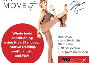 Every Monday: Nia Move It with Debbie van Ginkel