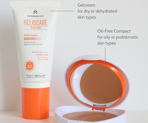 Heliocare Gelcream and Oil-Free Compact