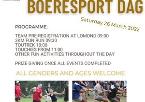 Lomond Boeresport Day in Association with Health and Active Gansbaai
