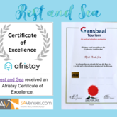 Rest and Sea Certificates - Rest and Sea - Xplorio™ Gansbaai