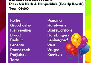 16 April 2022: NG Kerk Pearly Beach Basaar