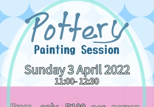 3 April 2022: Pottery Paint Session