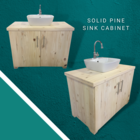 Solid Pine Sink Cabinet - M + S Designs - Xplorio™ Gansbaai Solid Pine Sink Cabinet - M + S Designs - Xplorio™ Gansbaai
