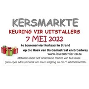 Kersmarkte Keuring vir Uitstallers