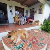 Enjoying coffee on the front stoep - Foxy House - Xplorio™ Gansbaai