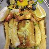 Fish, Chicken, Calamari and Shrimp - On The Edge Restaurant - Xplorio™ Betty's Bay