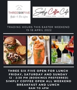 Easter Trading Hours 15 - 18 April 2022