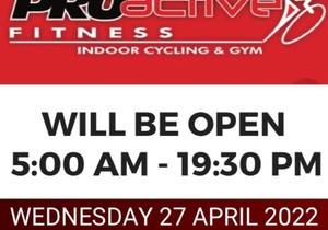 Open on Wednesday (27 April 2022) and Monday (2 May 2022)