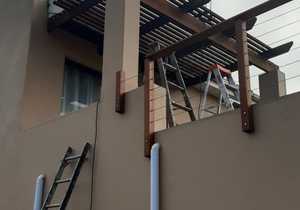 Recent Waterproofing, Tiling and Pergola Project in Betty's Bay