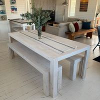 Pallet dining table butterfly effect finish - New Life Woodwork - Xplorio™ Gansbaai
