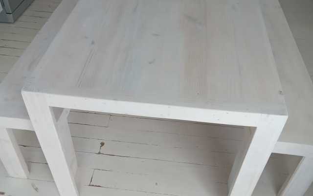 Butterfly effect - sanded, smoothed and whitwashed