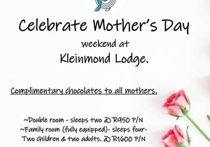 Celebrate Mother's Day at Kleinmond Lodge