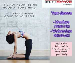 Yoga Classes Every Monday and Wednesday