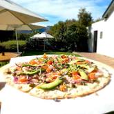 Salmon pizza - Kelkiewyn Tasting Room - Xplorio™ Villiersdorp