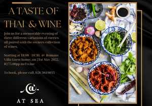 21 May 2022: Thai and Wine Evening