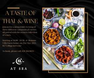 21 May 2022: Thai and Wine Evening