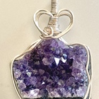 Amethyst Geode Pendant - Desiderata Handmade Jewelry - Xplorio™ Napier