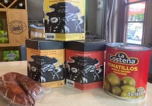 Smoked Flour for Pizza and Bread, Chorizo and Tomatillos