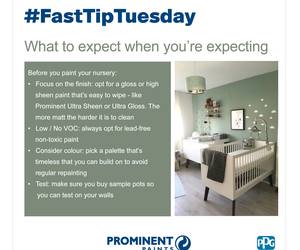 #FastTipTuesday: Top Tips for Painting the Nursery