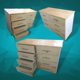 Drawer Unit Out of Pine - M + S Designs - Xplorio™ Gansbaai