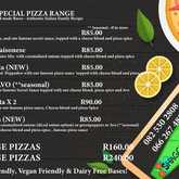 Menu - Shaggy's Snacks - Xplorio™ Pringle Bay  