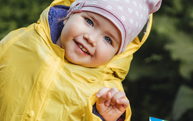 Baby in a raincoat - Theewater Sports Club - Xplorio™ Villiersdorp