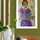 Girl with fish - Gallery Art by Annalene - Xplorio™ Gansbaai Girl with fish - Gallery Art by Annalene - Xplorio™ Gansbaai