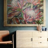 Protea Trio - Gallery Art by Annalene - Xplorio™ Gansbaai