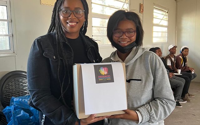 Gift Handover - Designers Without Borders South Africa - Xplorio™ Grabouw