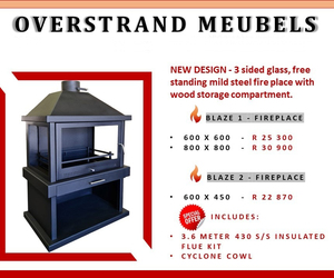 New Design: 3-Sided Glass Steel Fireplace