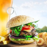 Ostrich Burger - The Black Sheep Diner - Xplorio™ Caledon