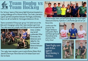 Superhero Bike Sprint Challenge Encouraged the Hermies School Spirit!