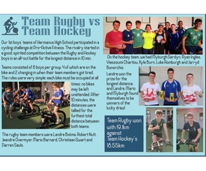 Superhero Bike Sprint Challenge Encouraged the Hermies School Spirit!