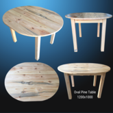 Oval Pine Table - M + S Designs - Xplorio™ Gansbaai