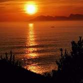 Sunset over Walker Bay from Amazing Grace - Amazing Grace B&B - Xplorio™ Gansbaai